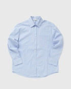 ØLÅF STRIPED OVERSIZED SHIRT Blue Womens Shirts & Blouse
