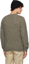 Norse Projects Beige Marled Birnir Sweater