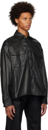 Ottolinger Black Oversized Denim Shirt