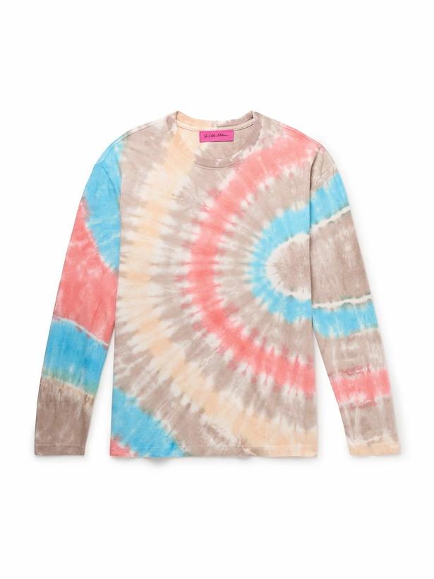Photo: The Elder Statesman - Geode Tie-Dyed Cotton and Cashmere-Blend Jersey T-Shirt - Pink
