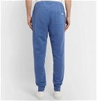 Oliver Spencer Loungewear - Harris Slim-Fit Tapered Cotton-Jersey Sweatpants - Blue