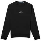 Polo Ralph Lauren Men's Chain Stitch Logo Crew Sweatshirt in Polo Black