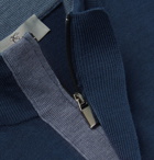 Canali - Wool Half-Zip Sweater - Men - Navy