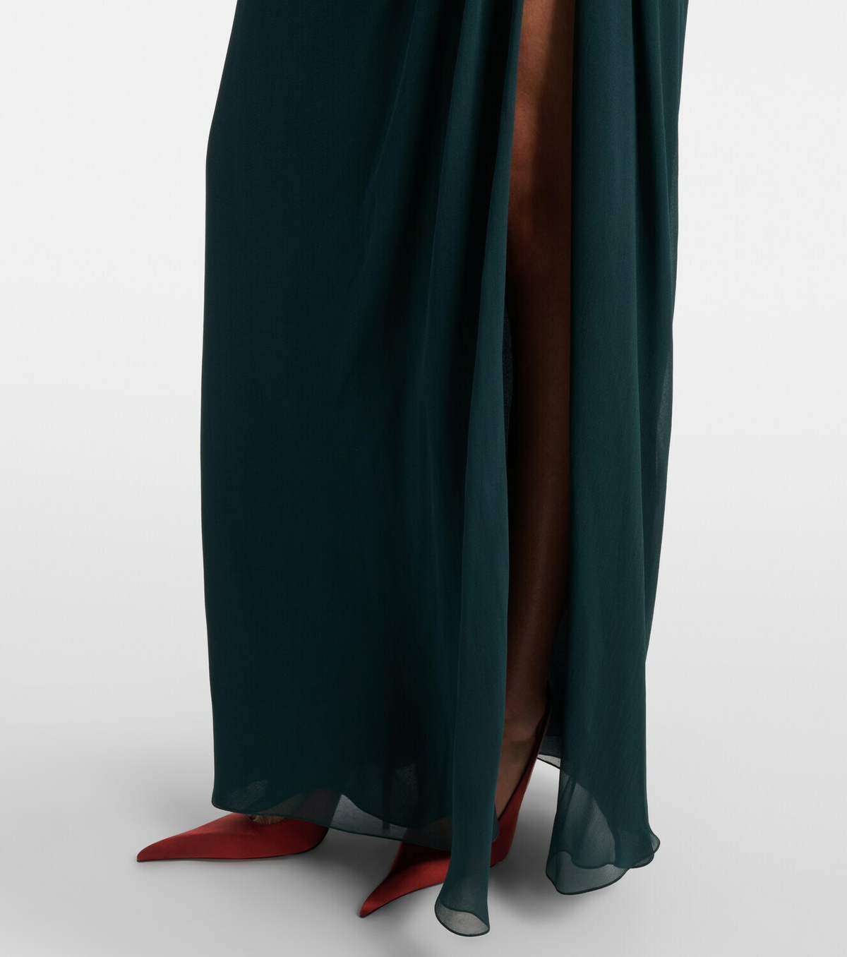 Saint Laurent Silk chiffon gown