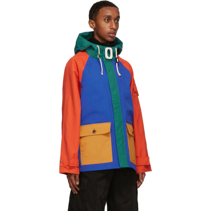 JW Anderson Red and Blue JWA Puller Hooded Jacket