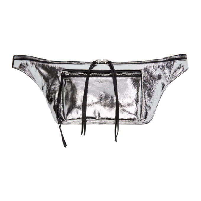 rag and bone Silver Large Elliot Fanny Pack Rag and Bone