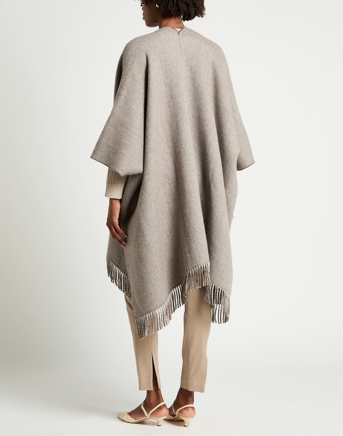 Brunello Cucinelli Womens Cape Taupe