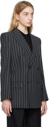 Filippa K Gray Pinstripe Blazer