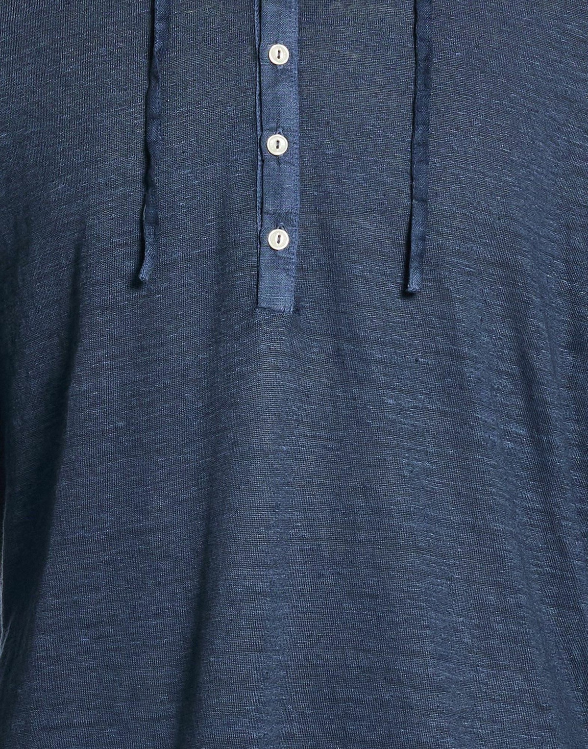 120% Lino Mens T-shirt in Navy