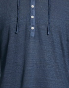 120% Lino Mens T-shirt in Navy