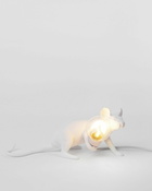 Seletti Mouse Lamp#3 Lop Resin Lamp   Lie Down Usb   Eu Plug White - Mens - Lighting