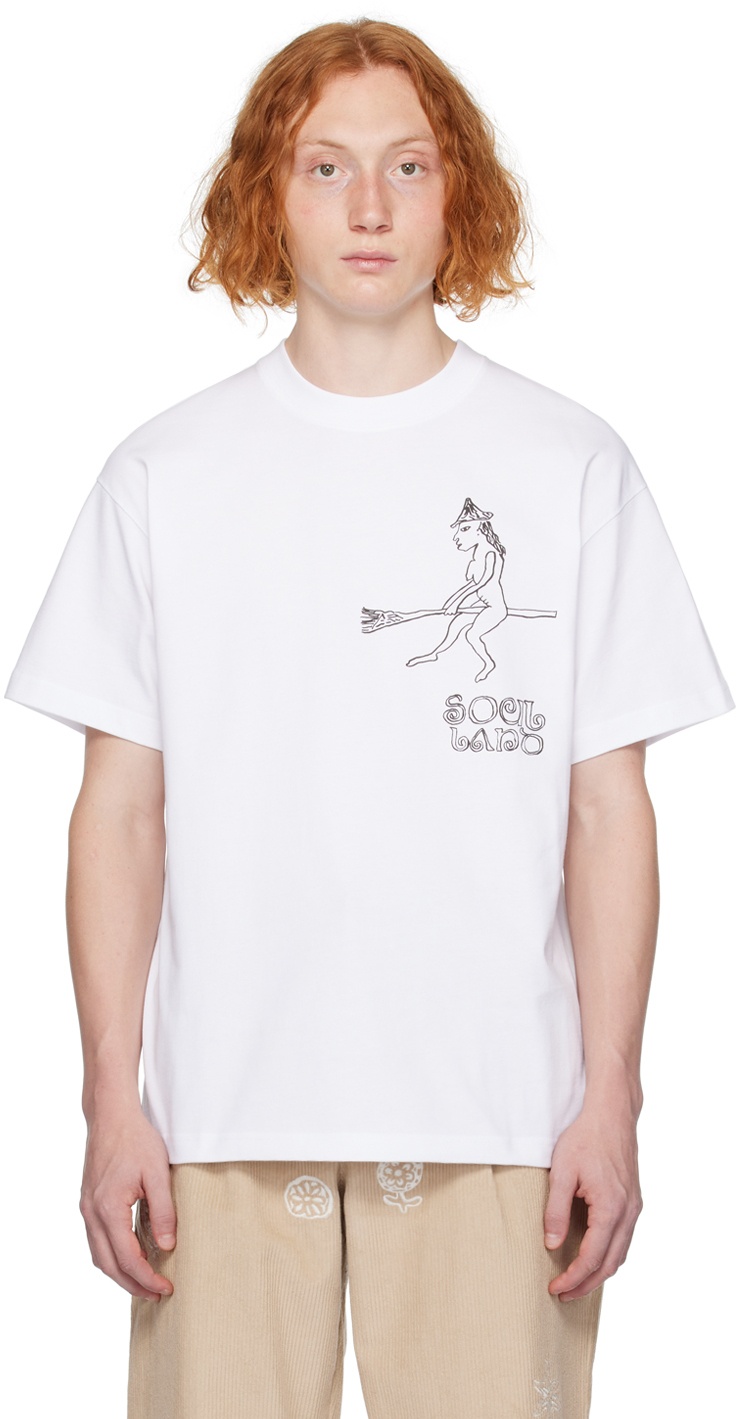 Soulland White Kai T-Shirt Soulland