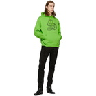 Stolen Girlfriends Club Green Logo Barbwire Hoodie