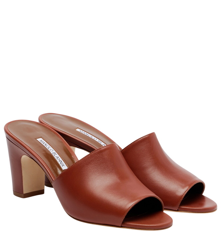 Photo: Manolo Blahnik Rapalla leather mules