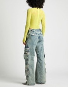 Diesel Womens Bodysuit in Lime green
