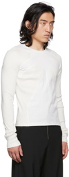 Dion Lee Off-White Paneled Long Sleeve T-Shirt