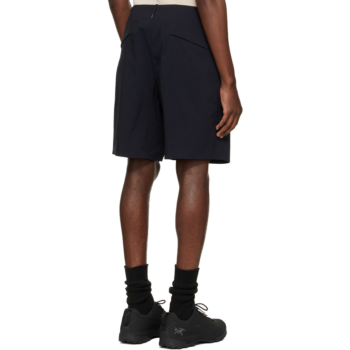 Veilance Black Indisce Shorts