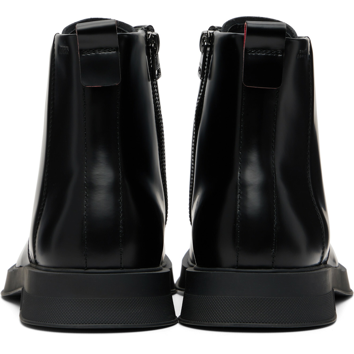 Hugo Black Leather Boots