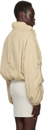 Isabel Marant Etoile Khaki Plume Bomber Jacket