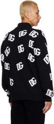 Dolce & Gabbana Black 'DG' Cardigan