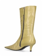 JIL SANDER - 50mm Leather Ankle Boots