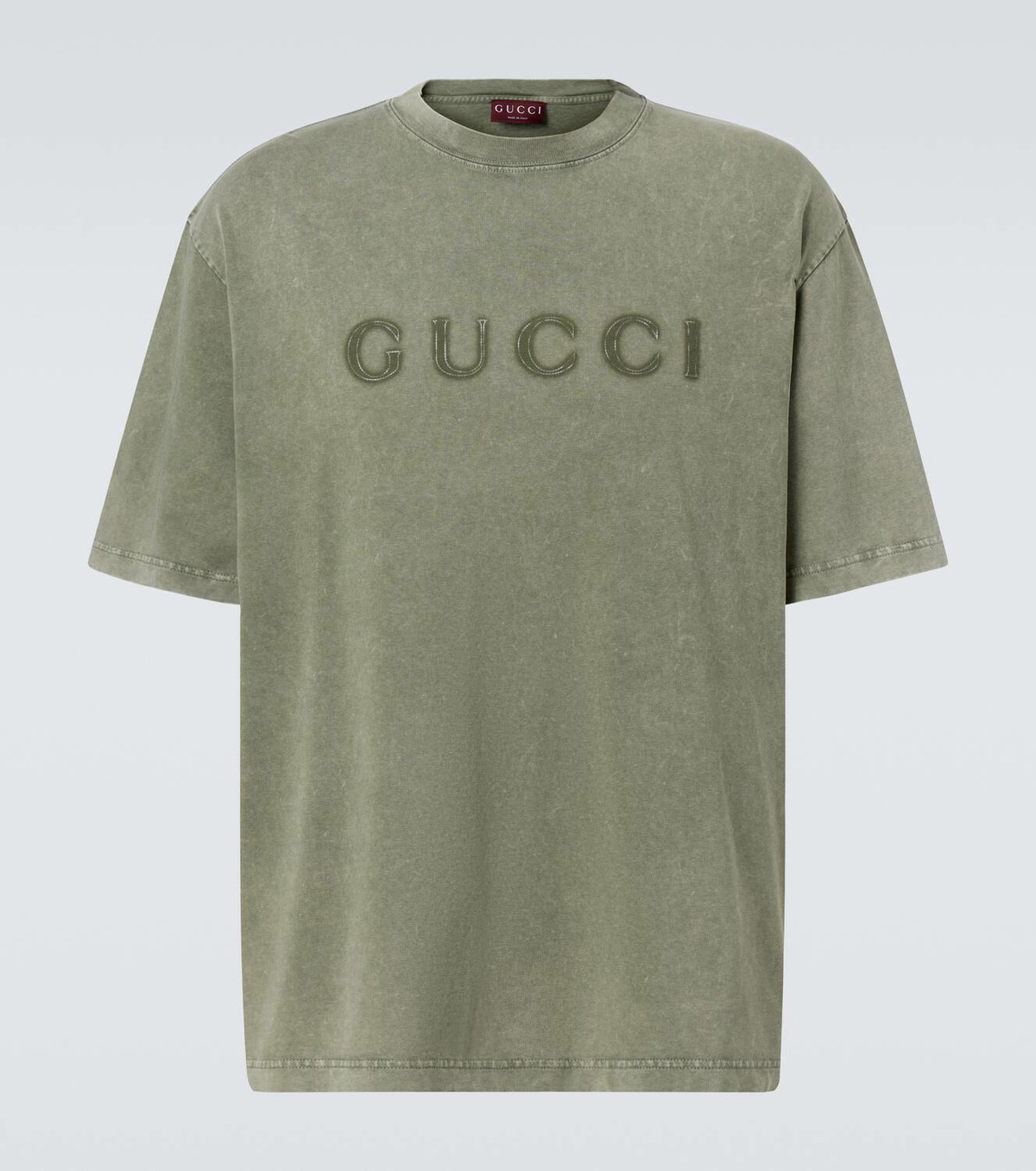 Gucci Distressed logo cotton T-shirt Gucci