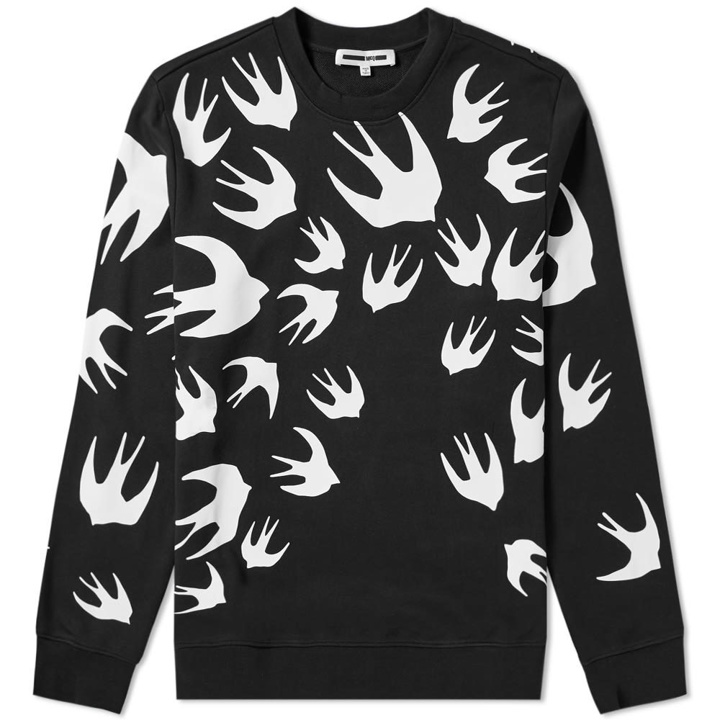 Photo: McQ by Alexander McQueen Large Swallow Print Sweat