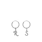 Raf Simons Men's R + S Earring in Silver
