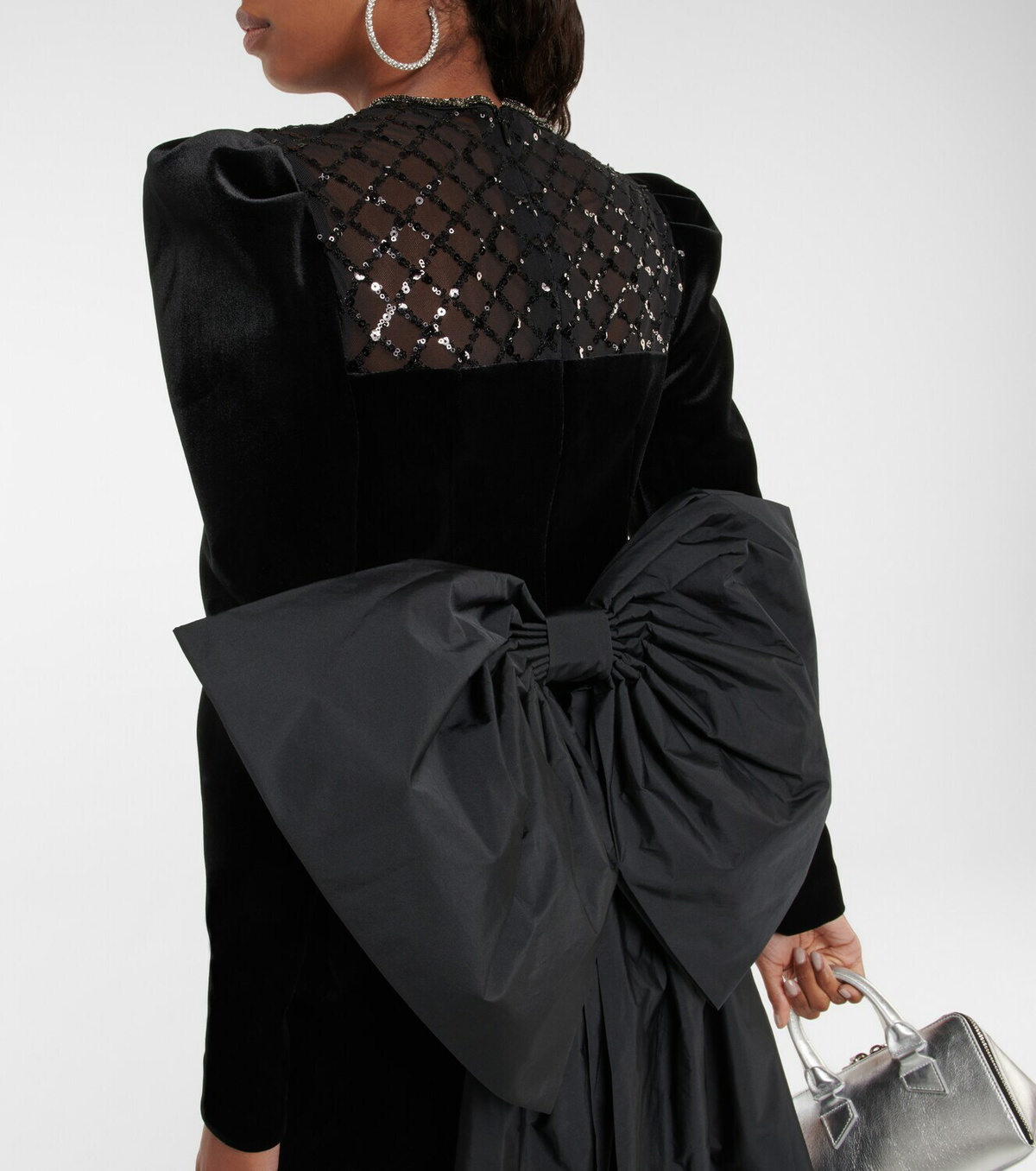 Rebecca Vallance Onyx velvet minidress Rebecca Vallance