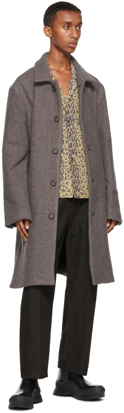 Deveaux New York Grey Jordan Car Coat