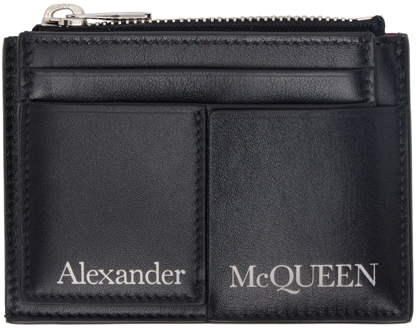Photo: Alexander McQueen Black Detachable Card Holder