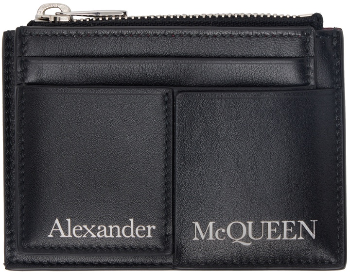 Photo: Alexander McQueen Black Detachable Card Holder