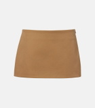 The Frankie Shop Hera cotton twill miniskirt