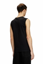 Diesel Tank top with metallic Oval D - T-Shirts Mens in Black