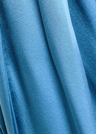 Forte_forte Belted Silk-satin Midi Dress Blue