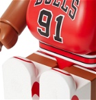 BE@RBRICK - Dennis Rodman (Chicago Bulls) 100% & 400% Printed Figurine Set - Multi