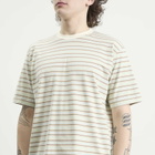 Auralee Men's Gradient Stripe Jersey T-Shirt in Fade Mint Stripe