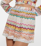 Missoni Mare Zig-zag knit shorts