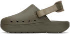 Suicoke Khaki Cappo Slippers