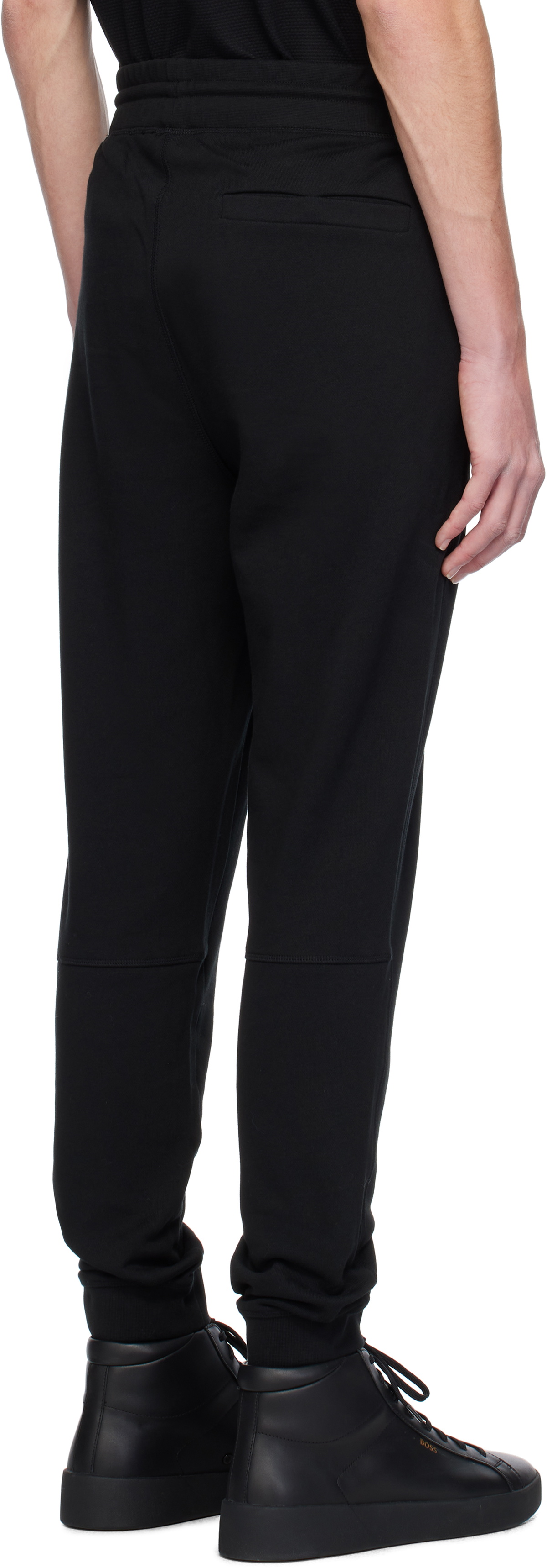 BOSS Black Logo Patch Track Pants