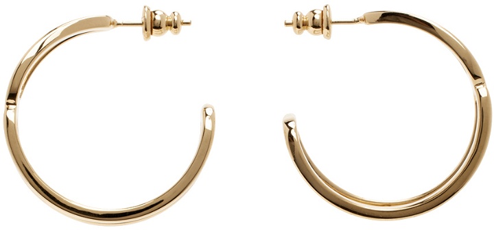 Photo: Chloé Gold Marcie Hoop Earrings