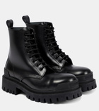 Balenciaga - Strike leather ankle boots