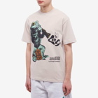 Lo-Fi Men's Frog T-Shirt in Sand