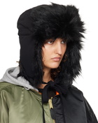 032c Black OSL2BER Trapper Aviator Hat
