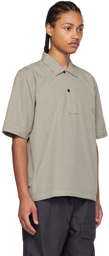 MHL by Margaret Howell Taupe Organic Cotton Polo