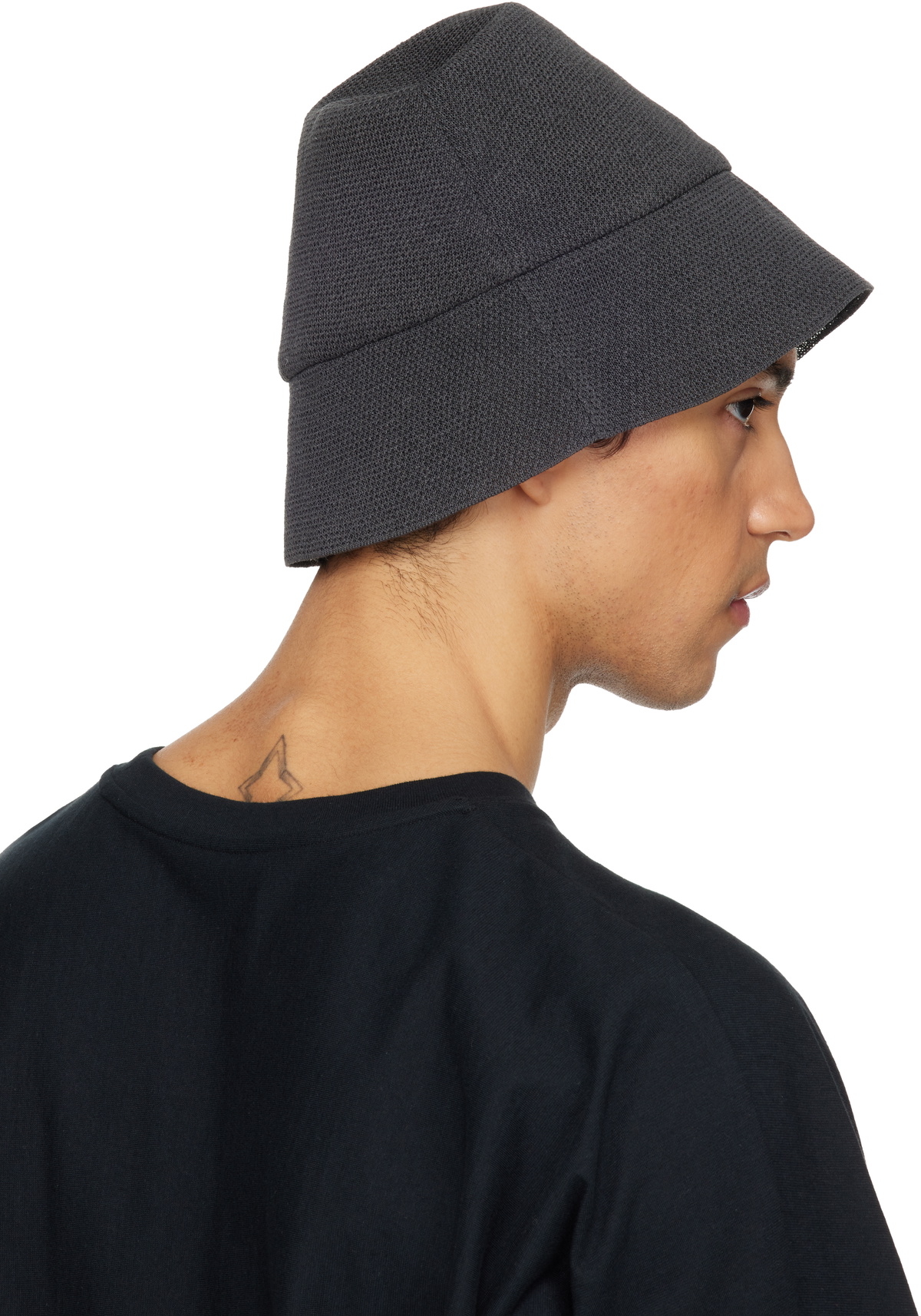 HOMME PLISSÉ ISSEY MIYAKE Gray Washi Bucket Hat