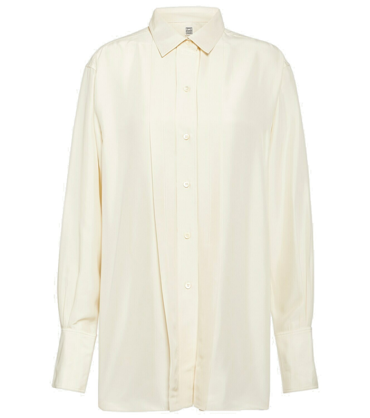 Toteme Pleated silk shirt Toteme