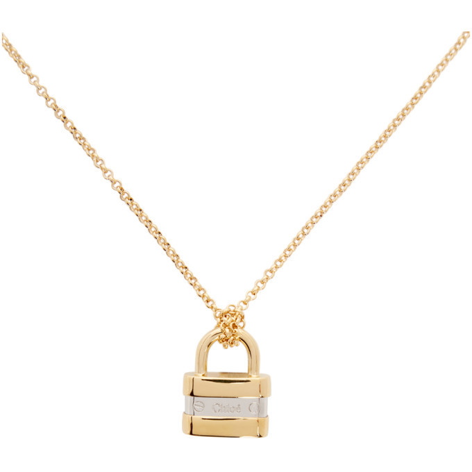 Chloe Padlock Charm Bracelet