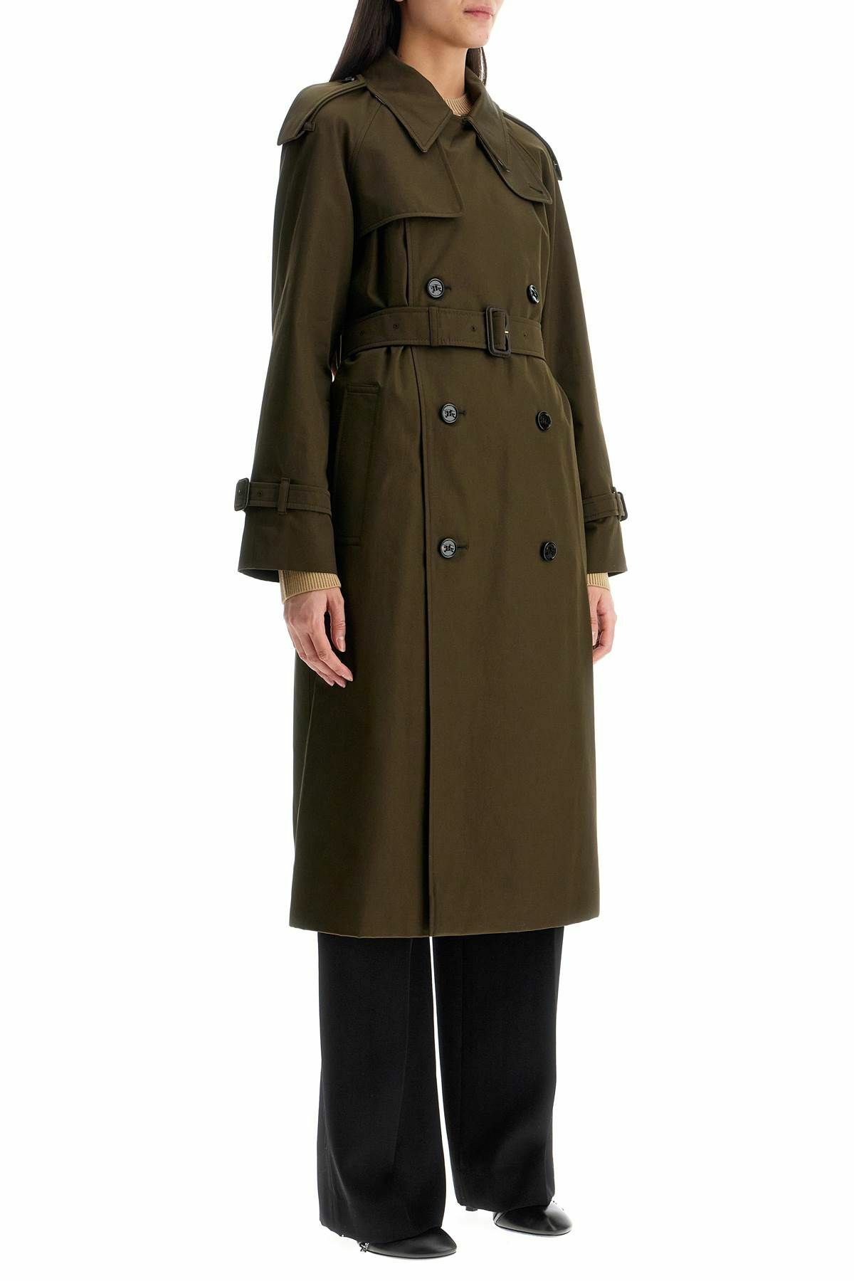 Burberryトレンチコート カーキ チェック