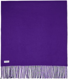 Burberry Green & Purple Check Scarf